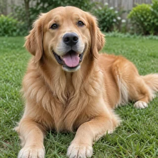 A dog