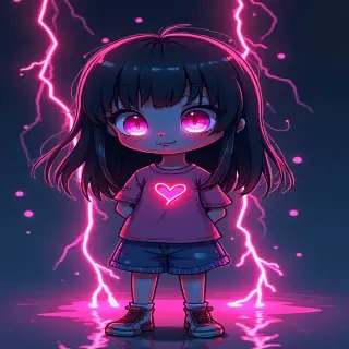 shy little girl
