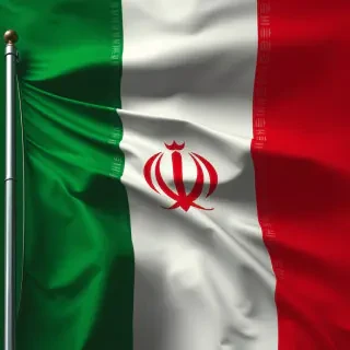 iranian angry flag