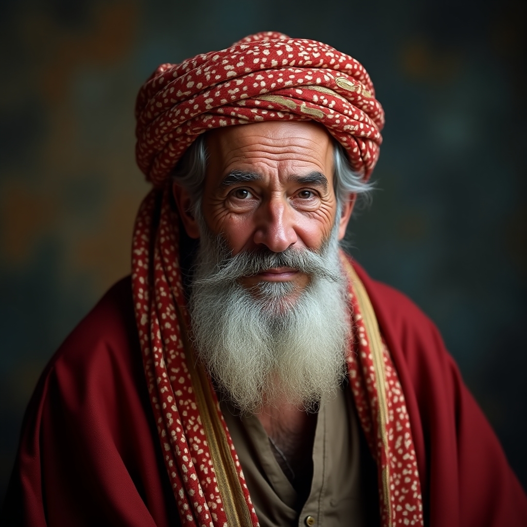 arabic caroon of old man